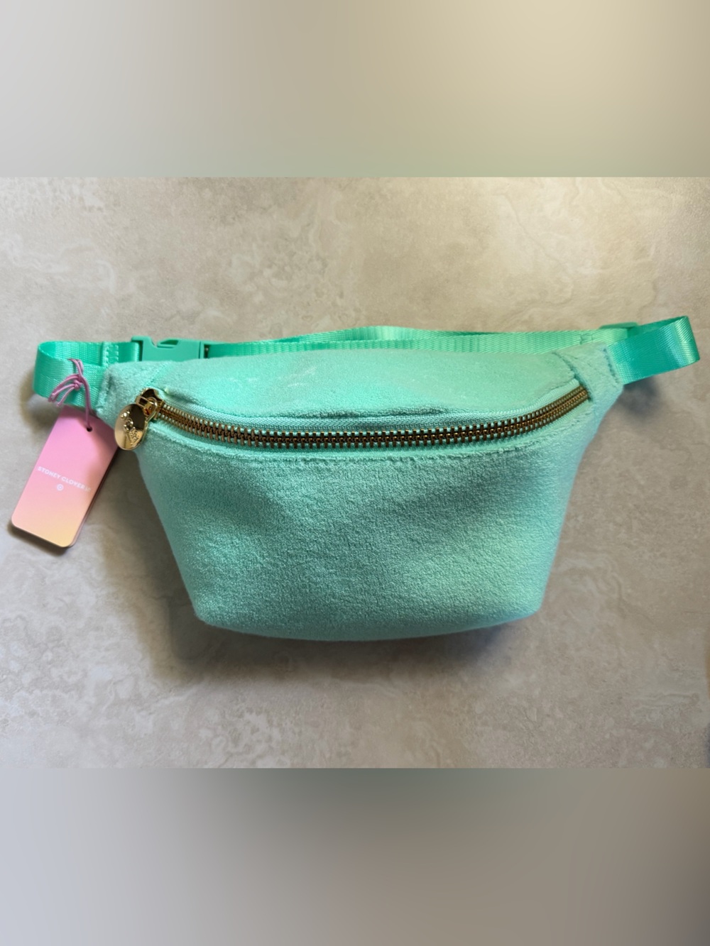 NWT Stoney Clover Lane X Target Terry Cloth Green Women's Fanny Pack